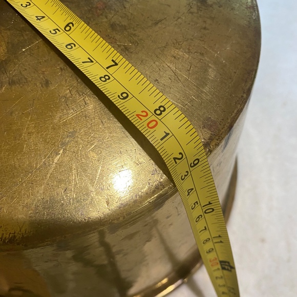 Antique (circa early 1900's) Brass Kettle (Made in France) - Picture 8 of 8